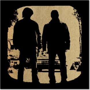 DEAN AND SAM - WOOD Posters and Art